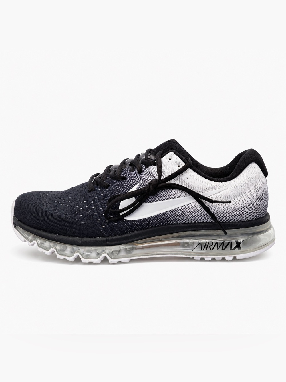Nike Air Max 2017 Black/White, style 849559-010, men’s size 11